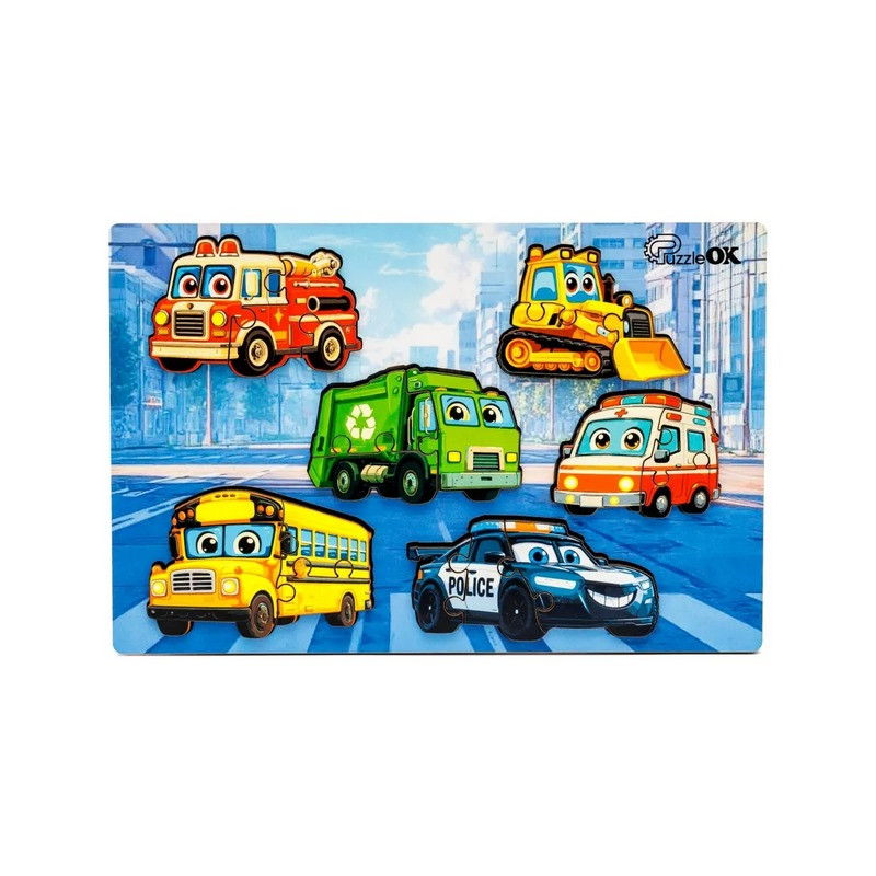 Дерев'яний пазл-вкладиш 