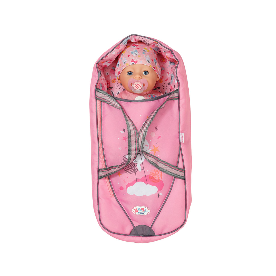 Люлька-переноска для ляльки BABY born 832448, 2 в 1 