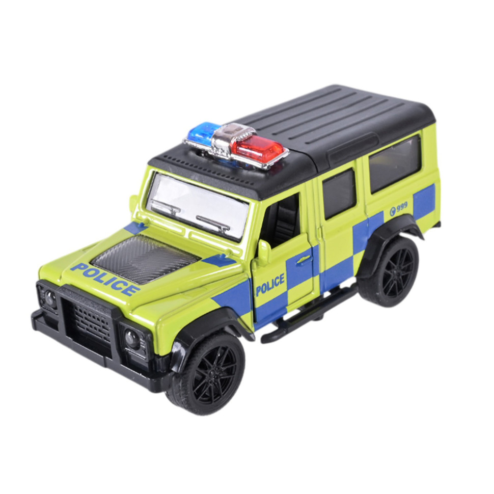 Машинка инерционная Police АВТОПРОМ AP4388-1 масштаб 1:43