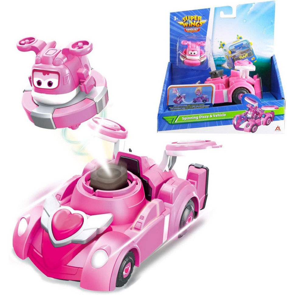 Ігровий набір Spinning Vehicle Діззі (Dizzy) Super Wings EU770340 із дзиґою