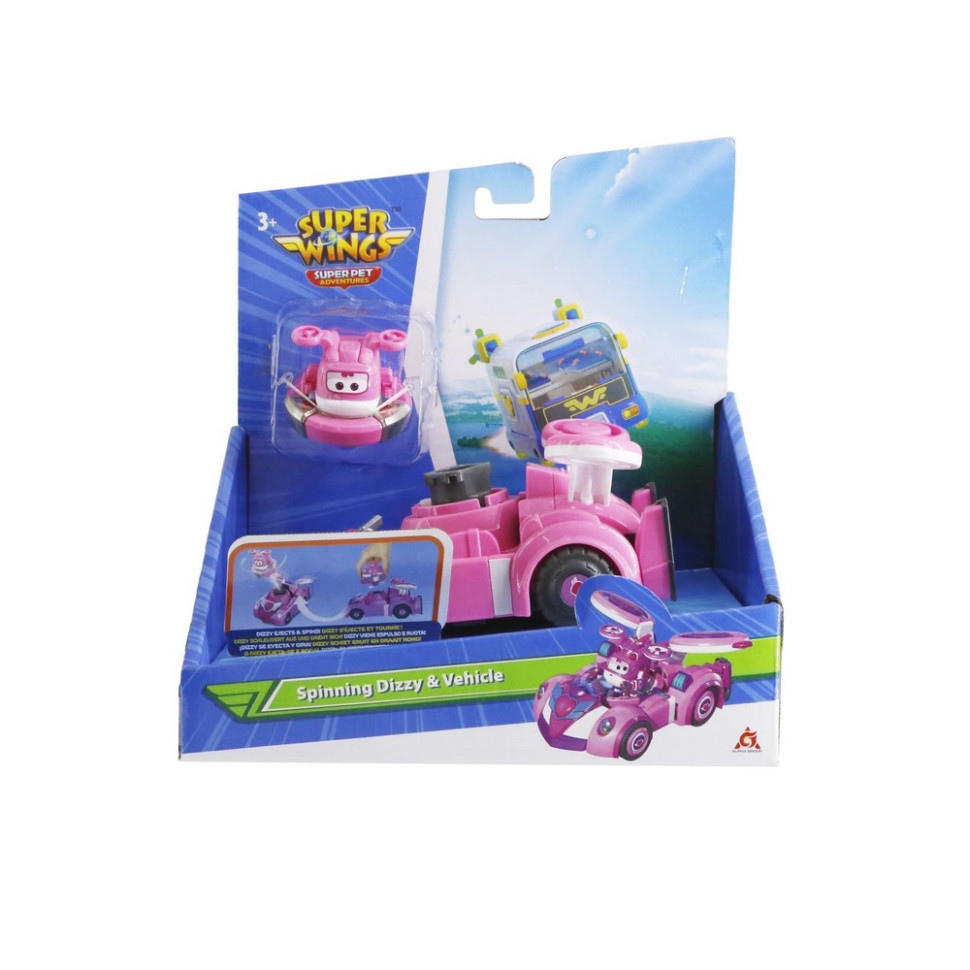 Ігровий набір Spinning Vehicle Діззі (Dizzy) Super Wings EU770340 із дзиґою
