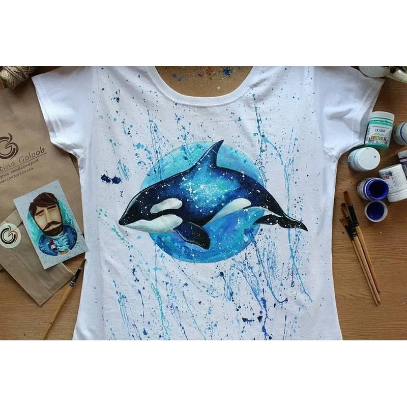 Набор акриловых красок для текстиля