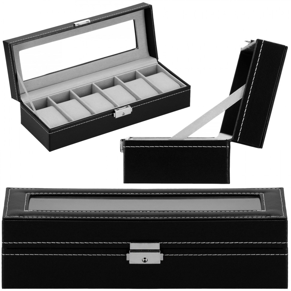 Скринька-органайзер для зберігання годинників Springos HA1053 31.5x11x8 см