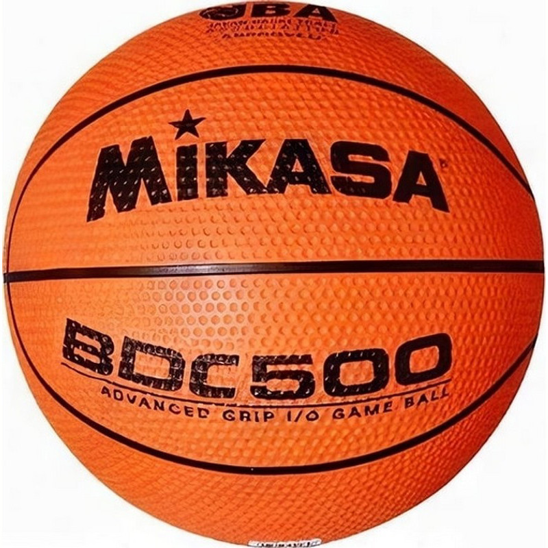 М'яч баскетбольний Mikasa BDC500 коричневий, розмір № 6