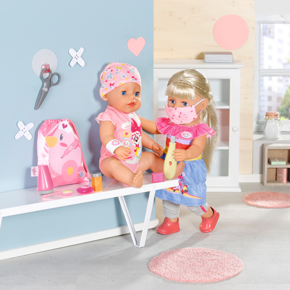 Игровой набор Аптечка в сумке BABY born 834091, 10 предметов 