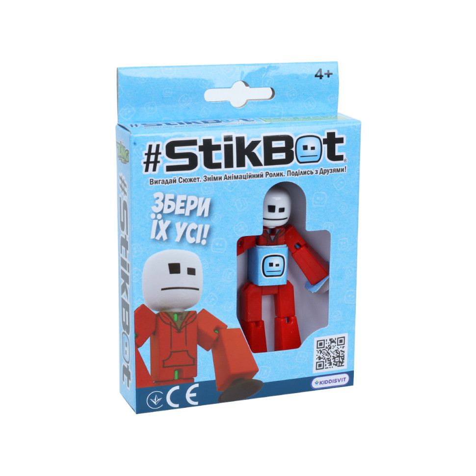 Фигурка для анимационного творчества Красное худи Stikbot TST616-23UAKDH