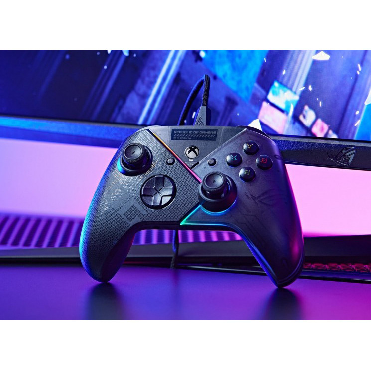 Ігровий Геймпад Asus ROG Raikiri Asus peripherals 90GC00X0-BGP000 для Xbox, USB-С, чорний