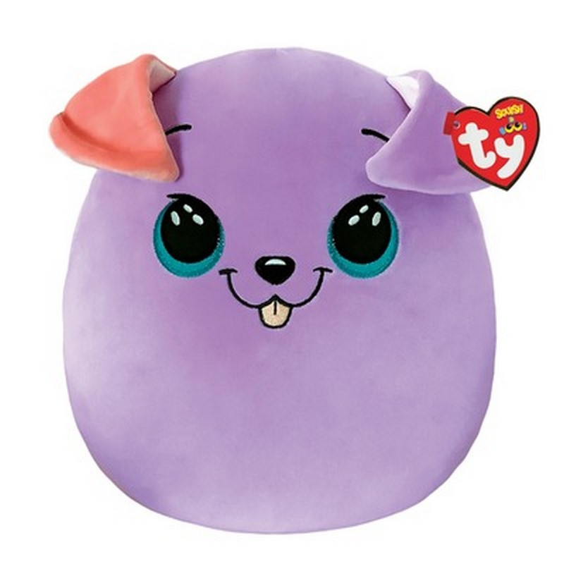 Іграшка подушка TY SQUISH-A-BOOS 39225 Фіолетовий пес 