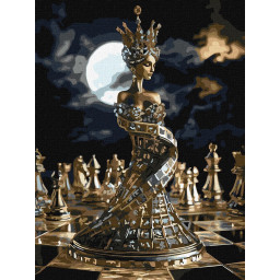 Картина по номерам "Ход королевы" &copy;art_selena_ua Идейка KHO8560, 30х40 см