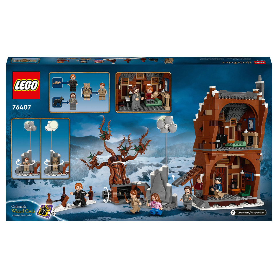 Конструктор LEGO Harry Potter™ Виюча хатина та Войовнича верба 76407, 777 деталей 