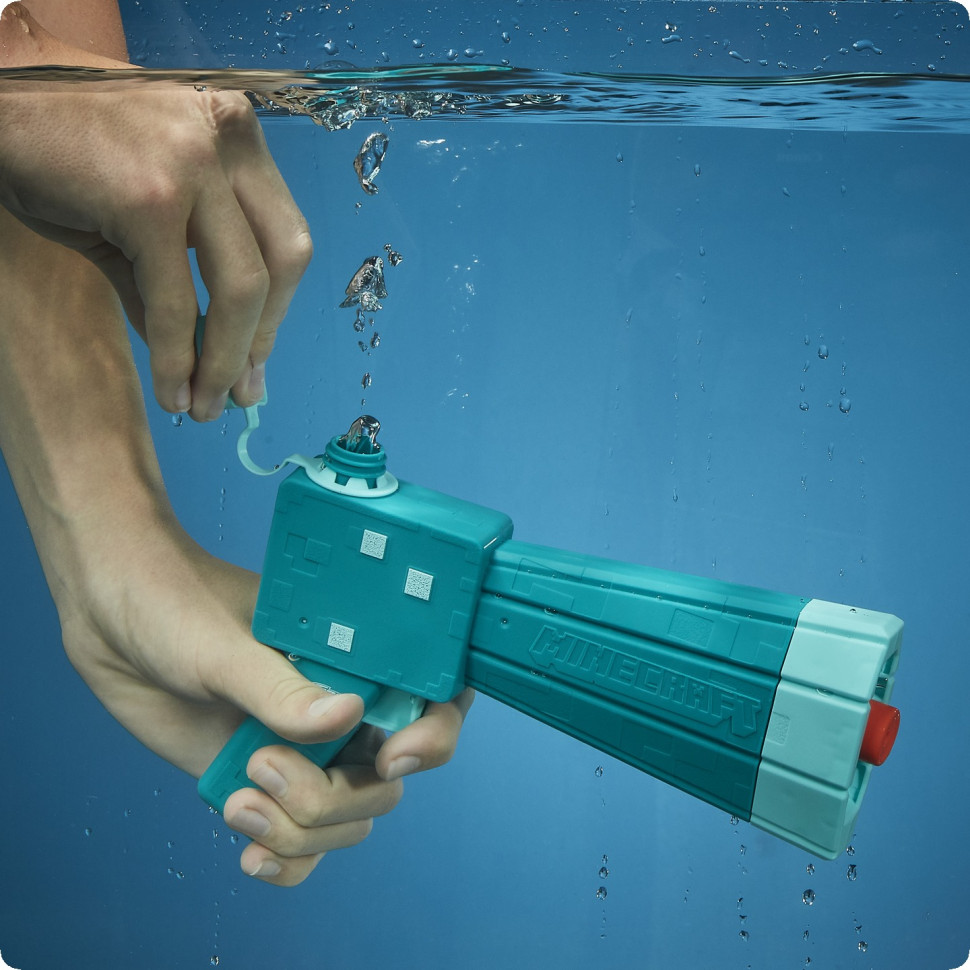 Водяні пушки Minecraft Glow Squid NERF F7600 Super Soaker