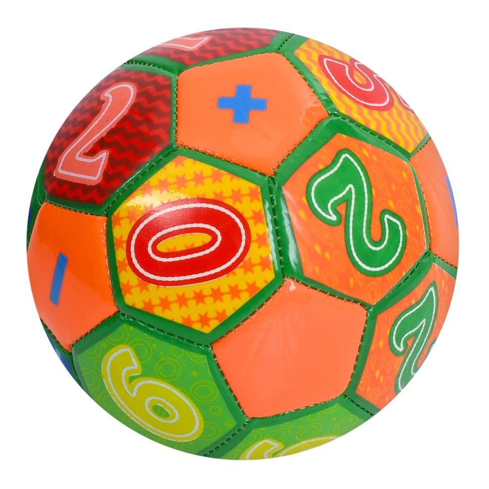 Мяч футбольный Numbers Bambi MS 4834(Orange) размер №2, 90 г, в пакете