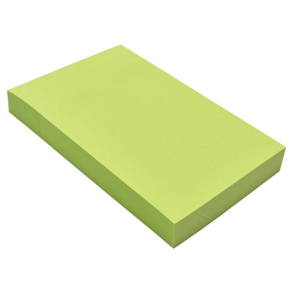 Папір для нотаток самоклеючий Неон Bambi SNR-A02(Green) 100 шт, 76х50 мм