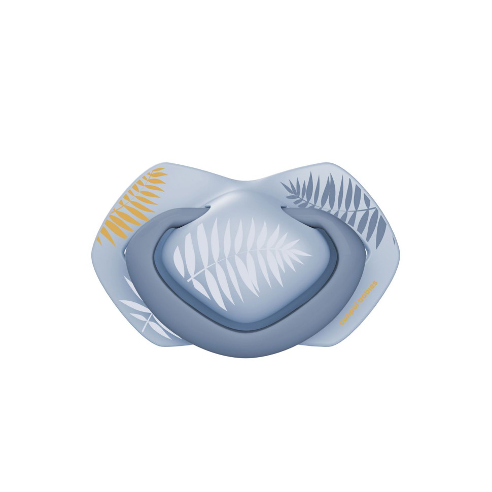 Пустушка силіконова симетрична у футлярі Gold Canpol babies 22/664_blu 2 шт, 0-6 місяців