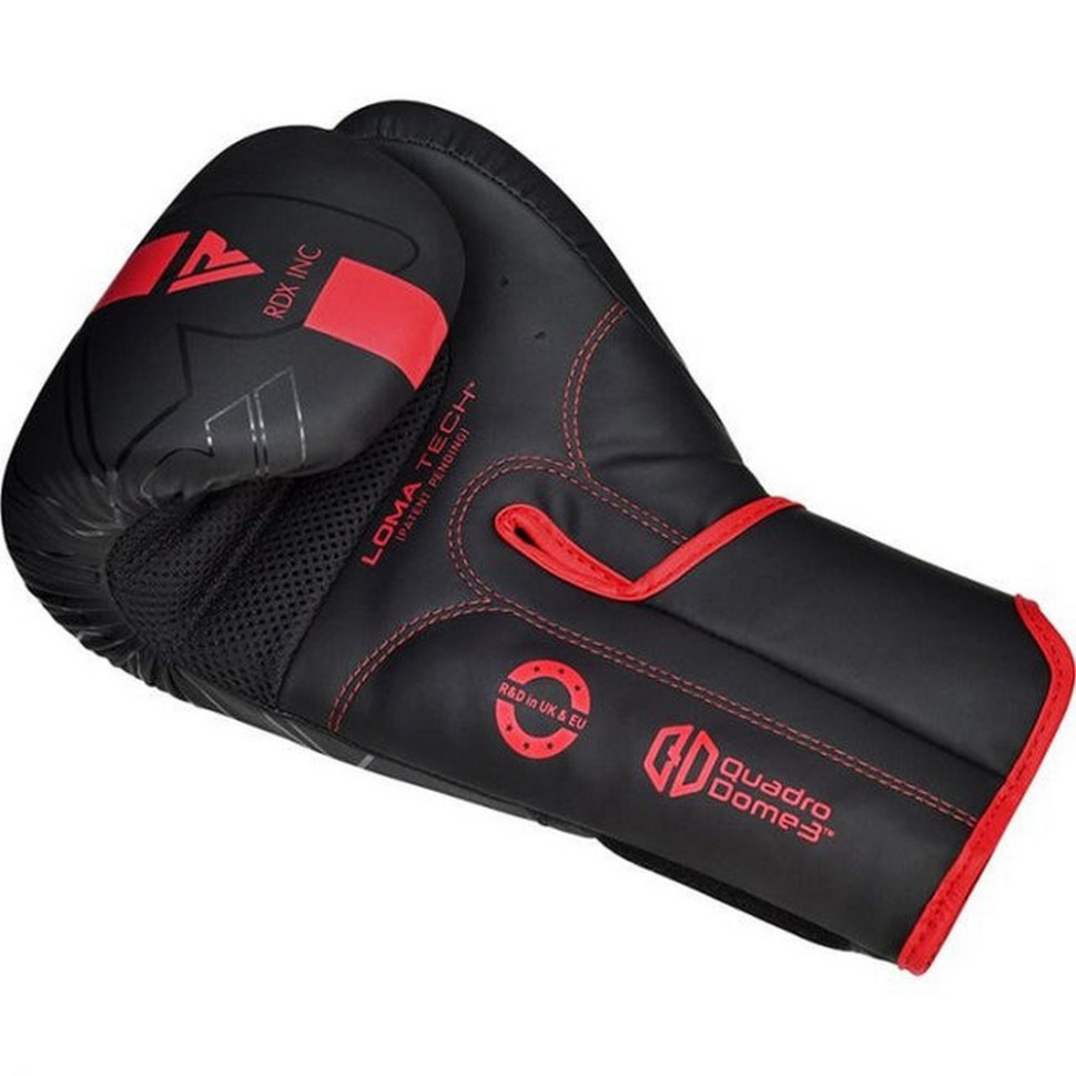 Боксерские перчатки F6 Kara Matte RDX Inc Limited BGR-F6MR-12OZ, Red 12 унций (капа в комплекте)