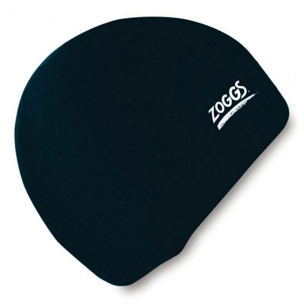 Шапочка для плавания Silicone Zoggs 300709.BK, черная,