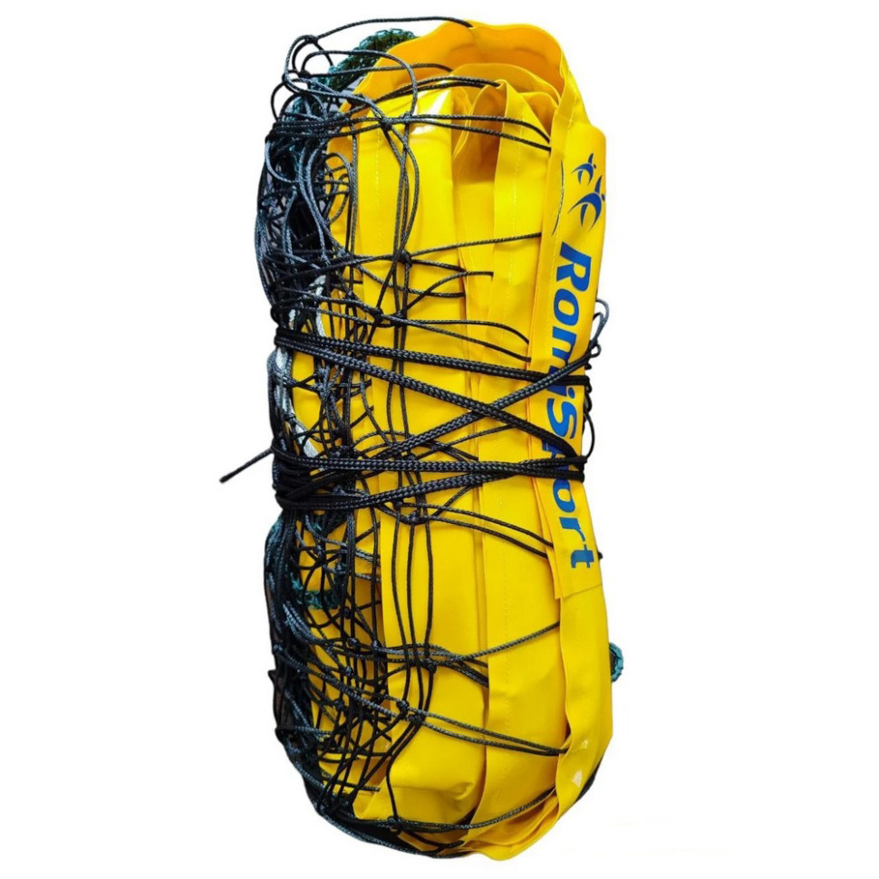 Сетка волейбольная Romi Sport Sia000096 black/yellow, 
