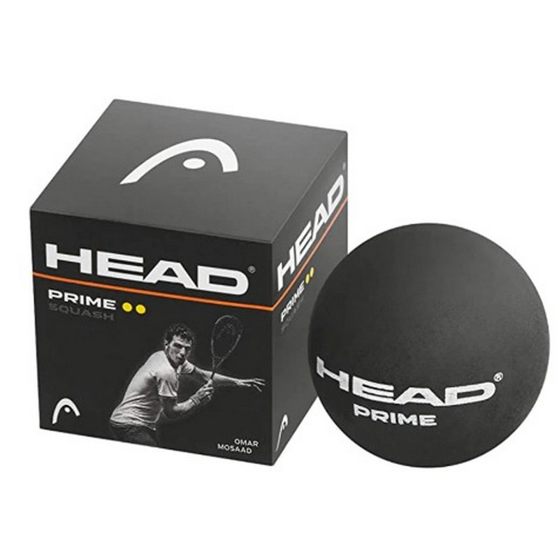 М'яч для сквошу Prime Squash Ball Head 287-306 чорний, гумовий