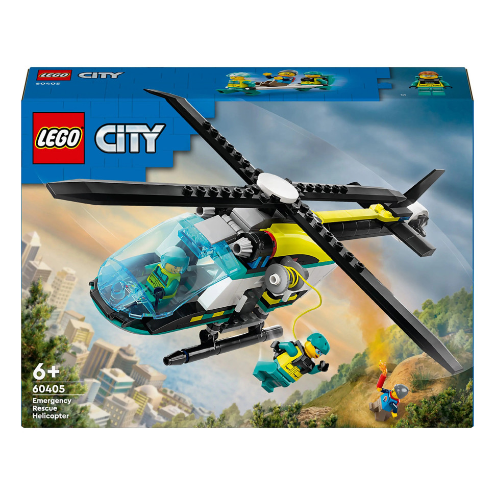 Конструктор Вертолет аварийно-спасательной службы LEGO 60405, 226 деталей