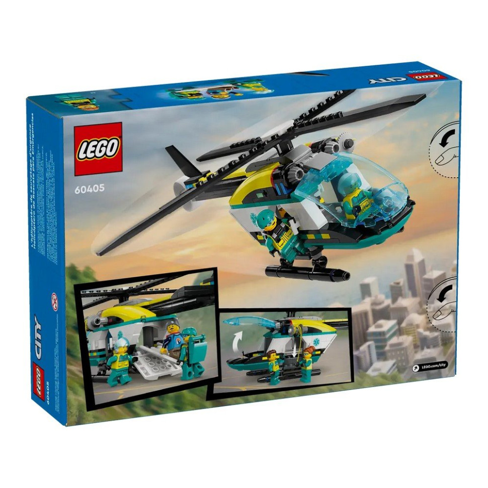 Конструктор Вертолет аварийно-спасательной службы LEGO 60405, 226 деталей