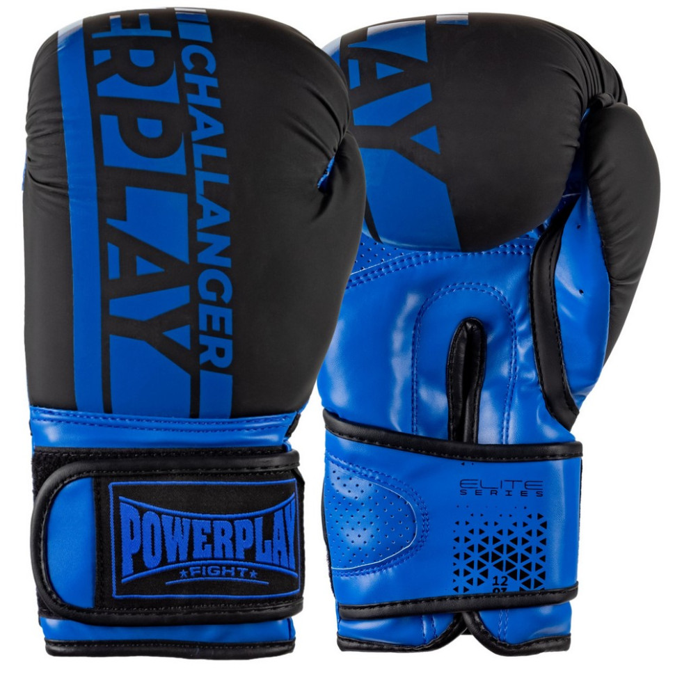 Боксерские перчатки 3086 Matt Challenger PowerPlay PP_3086_10oz_Bl/Navy, размер 10 унций