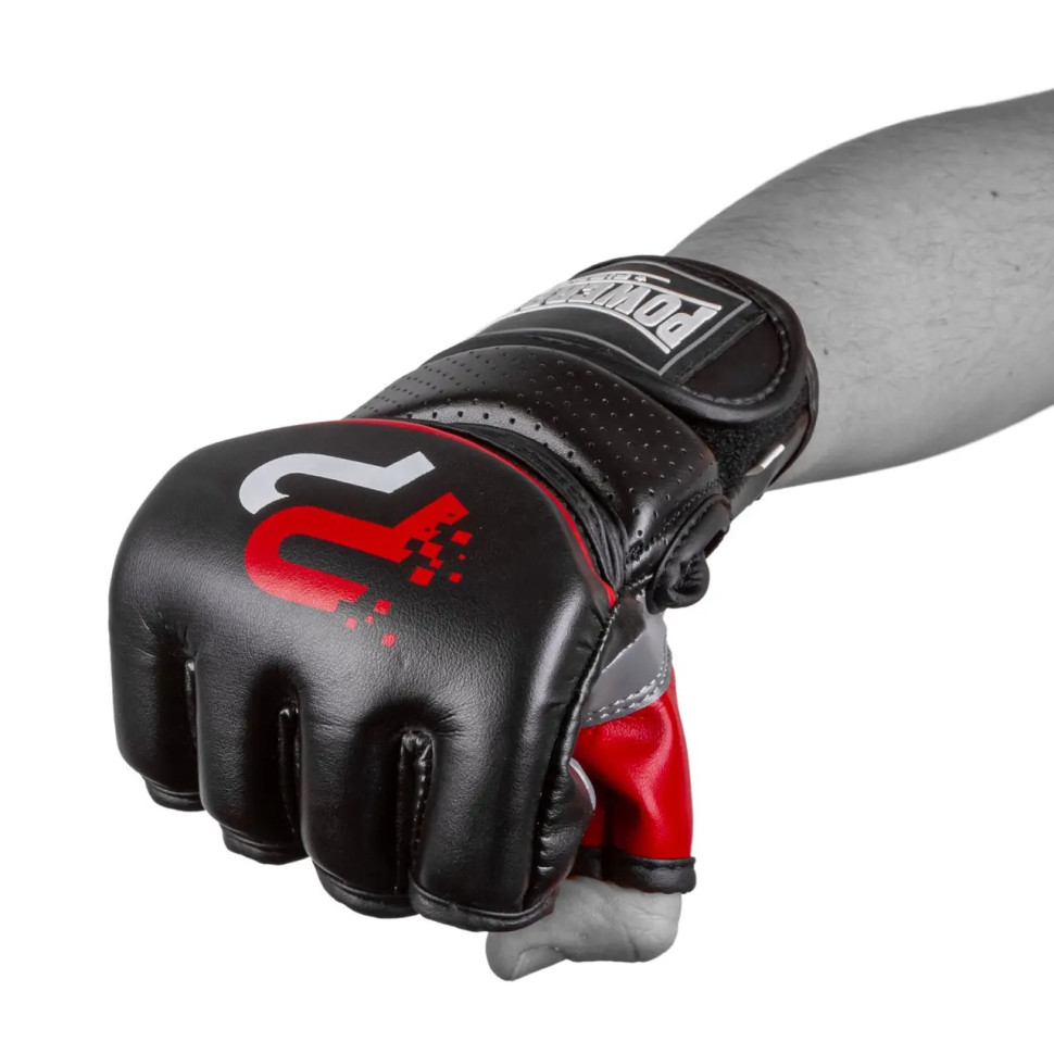 Рукавиці для MMA PowerPlay PP_3093_S_Black, Чорні S