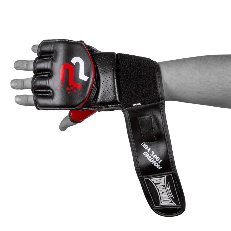 Рукавиці для MMA PowerPlay PP_3093_S_Black, Чорні S