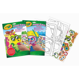 Раскраска детская "Забавные люди" Crayola 25-7351-1, 24 страницы и дополнительно наклейки