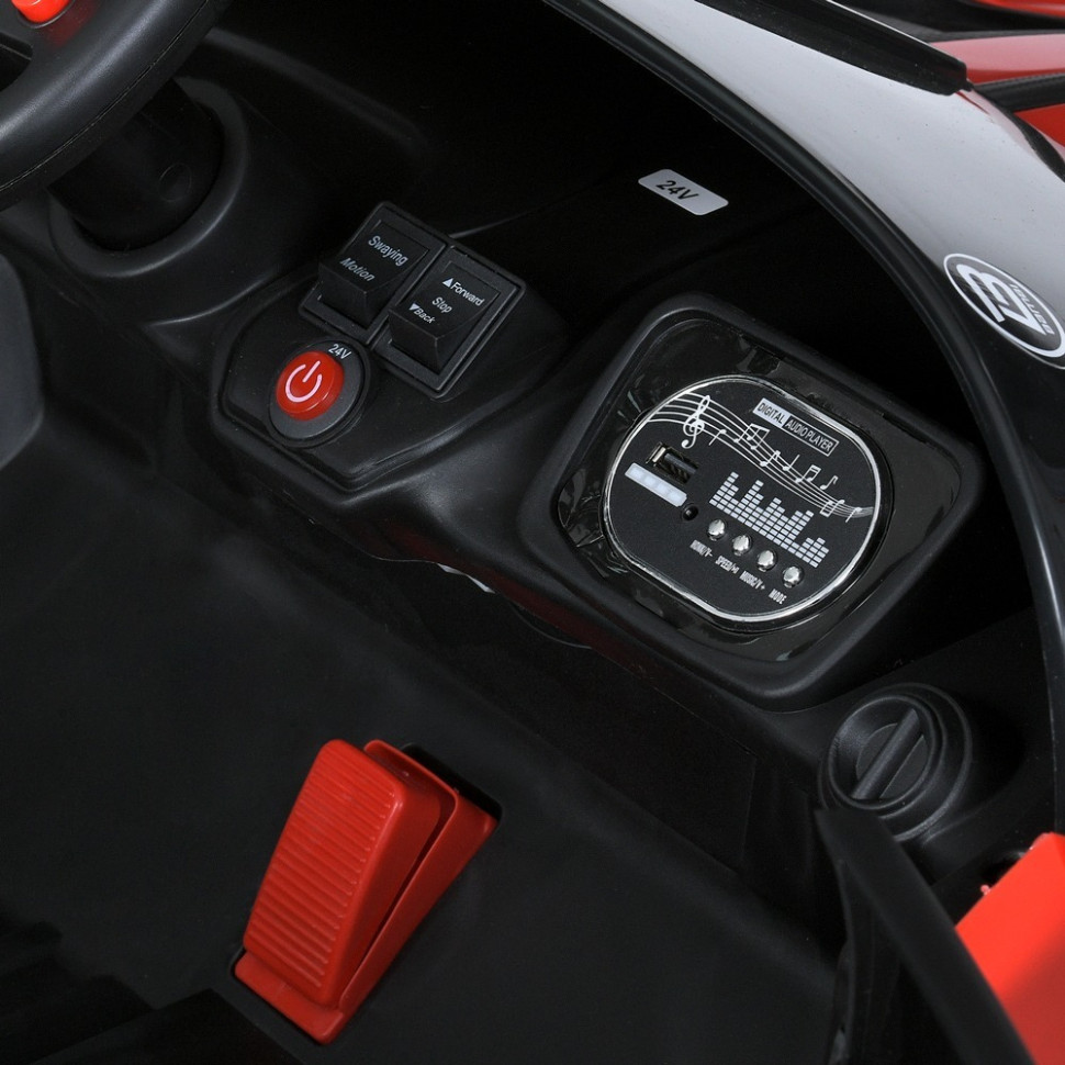 Дитячий електромобіль Спорт Кар Bambi Racer M 5053EBLR-3 до 30 кг