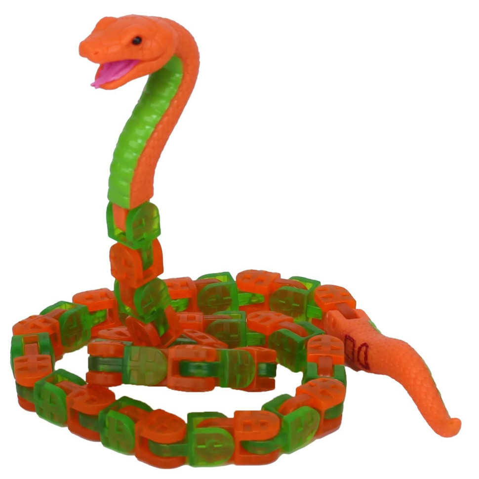 Игрушка Klixx Creaturez - Fidget Питон Zing KX130P_A зелено-красный