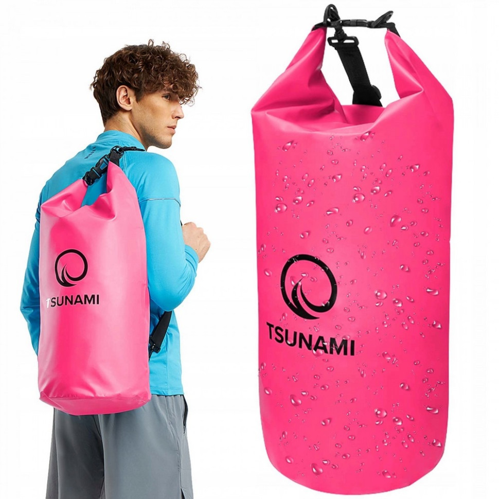 Гермомешок водозащитный Dry Pack TSUNAMI TS004, 30 л