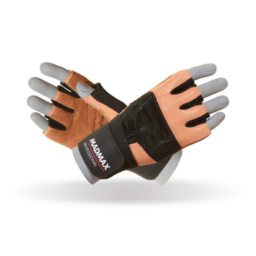 Перчатки для фитнеса Professional MadMax MFG-269-Brown_XL, XL