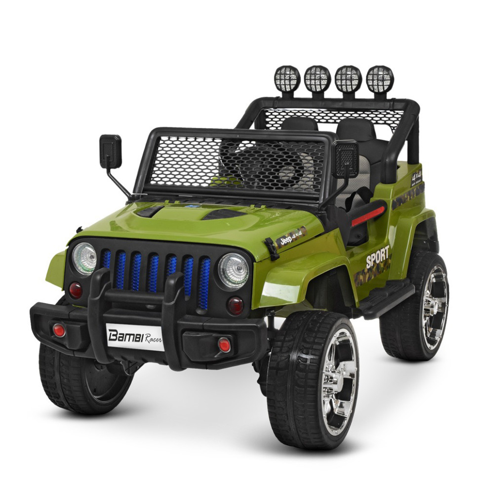 Детский электромобиль Джип Bambi Racer M 3237EBLR-10 до 35 кг
