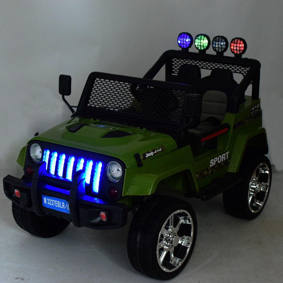 Детский электромобиль Джип Bambi Racer M 3237EBLR-10 до 35 кг