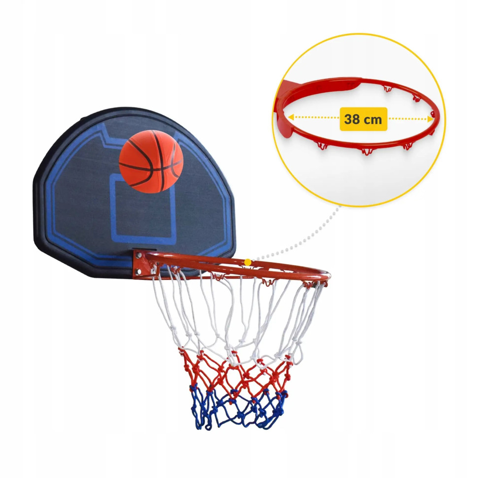 Баскетбольний настінний щит Backyard Falcon BASKET01, 75x45 см