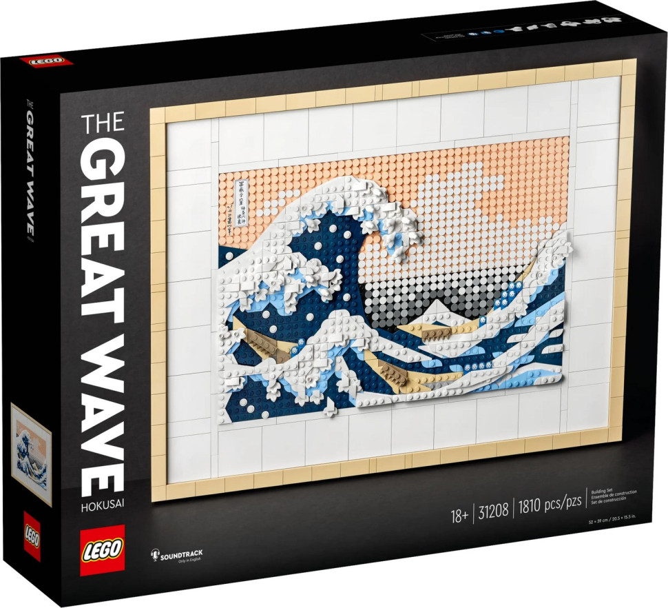 Конструктор LEGO ART Хокусай, «Большая волна» 31208