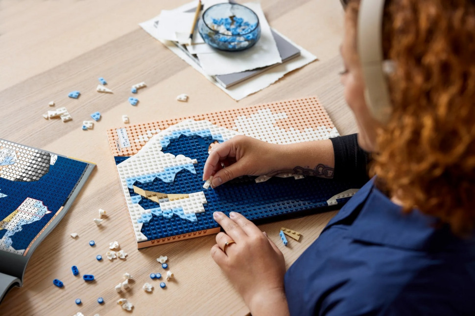 Конструктор LEGO ART Хокусай, «Большая волна» 31208