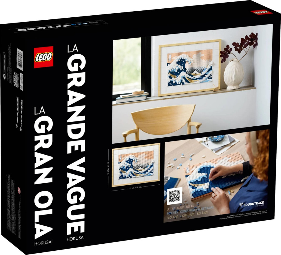 Конструктор LEGO ART Хокусай, «Большая волна» 31208