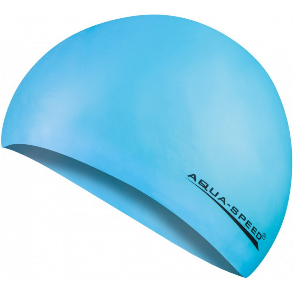 Шапка для плавания SMART 3561 Aqua Speed 103-02 голубой, OSFM