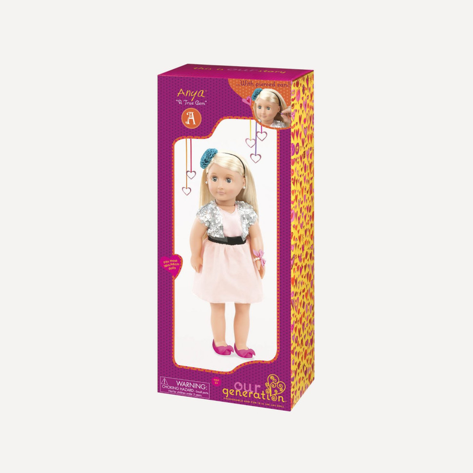 Кукла Our Generation Аня с украшениями 46 см BD31052Z