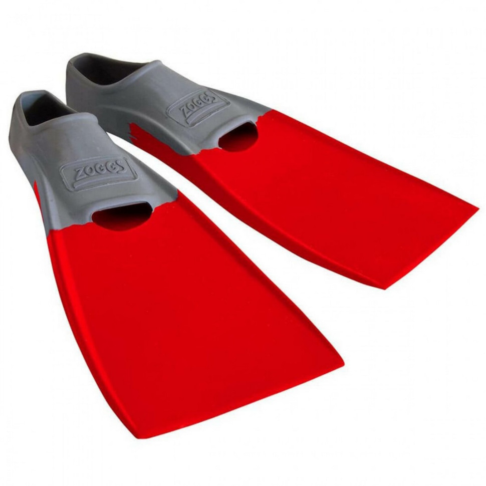Ласты для плавания Long Blade Rubber Zoggs 465213.GYRD.1-2 красные 33/34