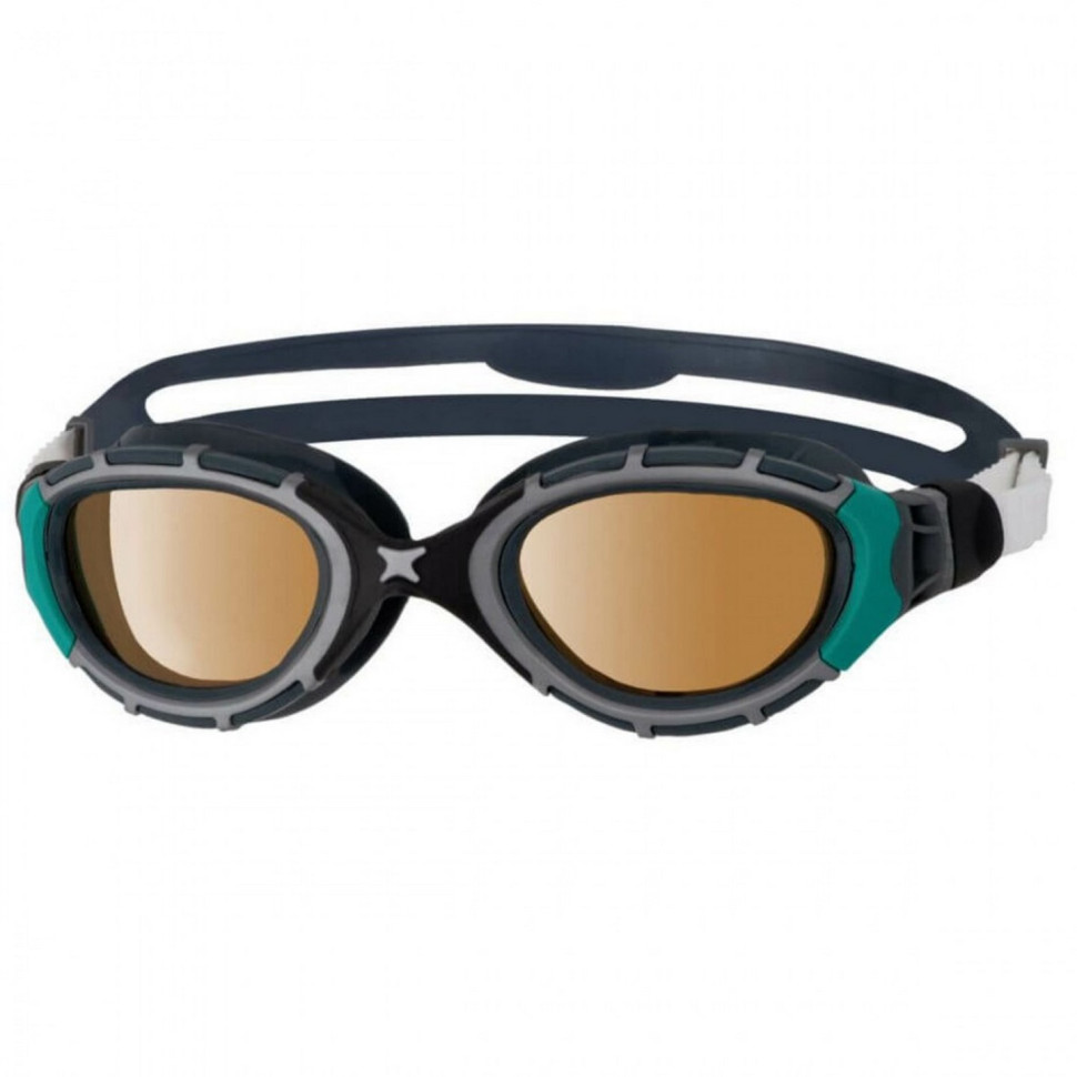 Окуляри для плавання Predator Flex Polarized Ultra Zoggs 461046.BKGNPCPR, зелено-чорні 