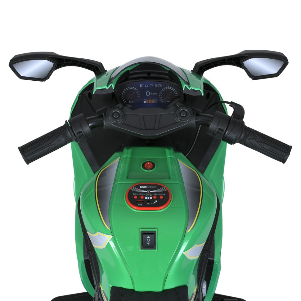 Дитячий мотоцикл Bambi Racer M 5806EL-5, 3 колеса, музика та світло, зелений