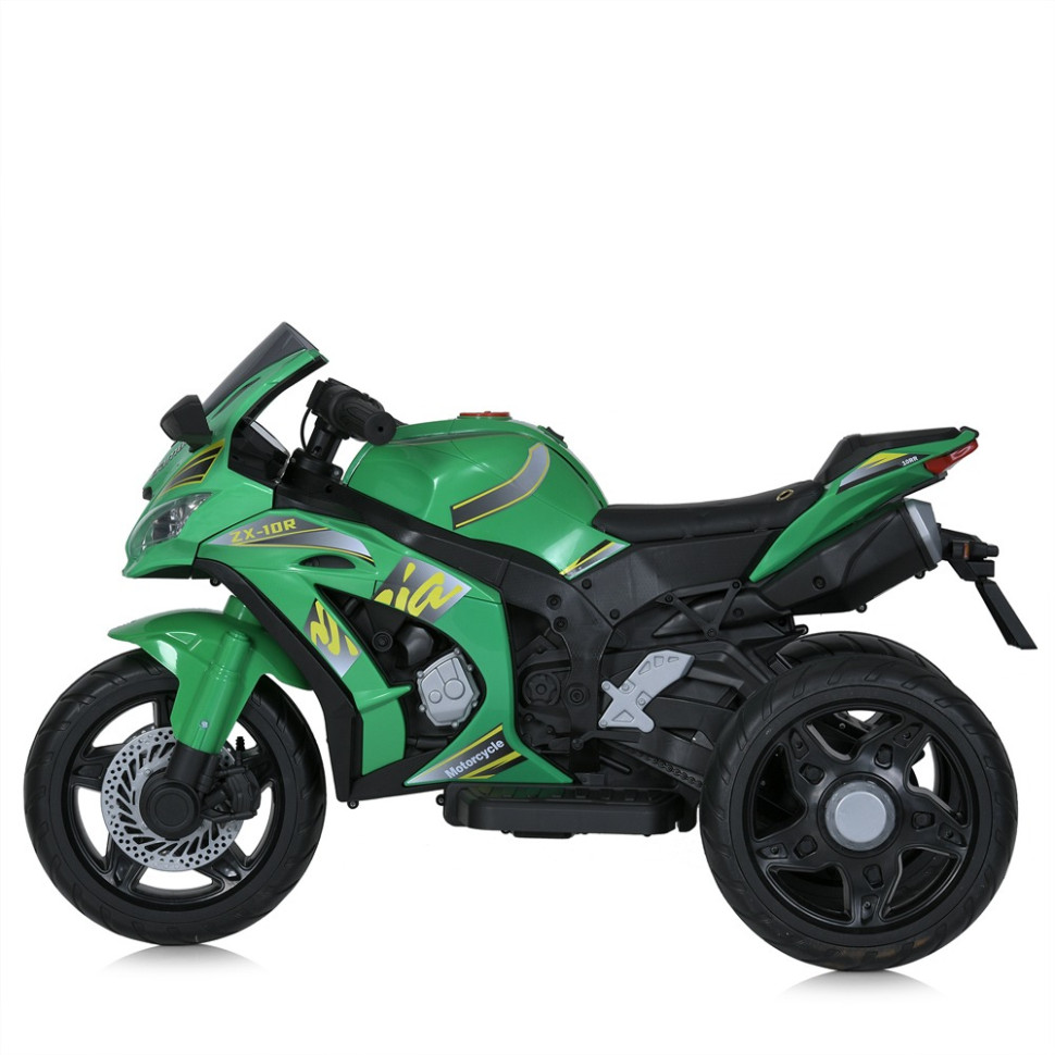 Дитячий мотоцикл Bambi Racer M 5806EL-5, 3 колеса, музика та світло, зелений