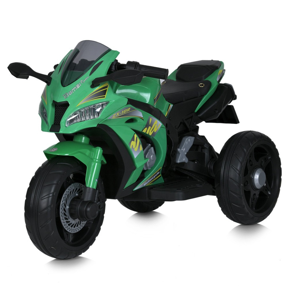 Дитячий мотоцикл Bambi Racer M 5806EL-5, 3 колеса, музика та світло, зелений