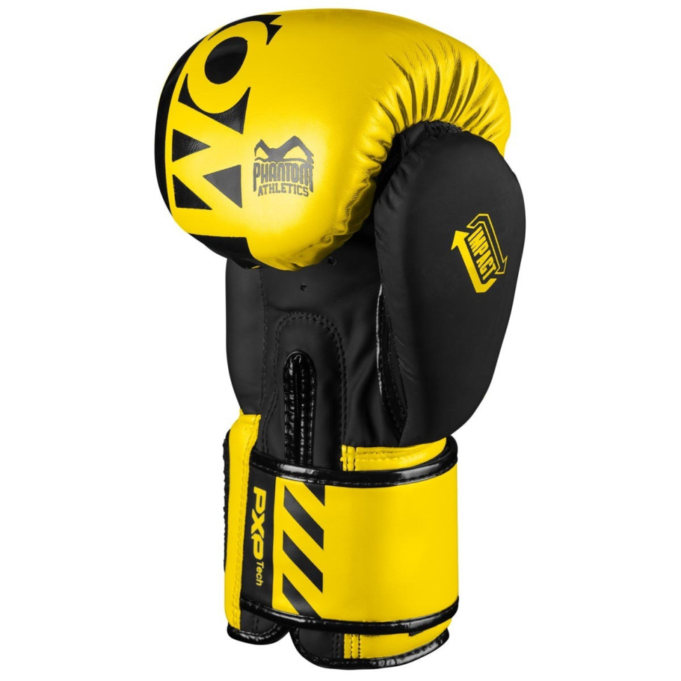 Боксерські рукавиці APEX Neon Phantom PHBG2885-10 Yellow 10 унцій  (капа в подарунок)