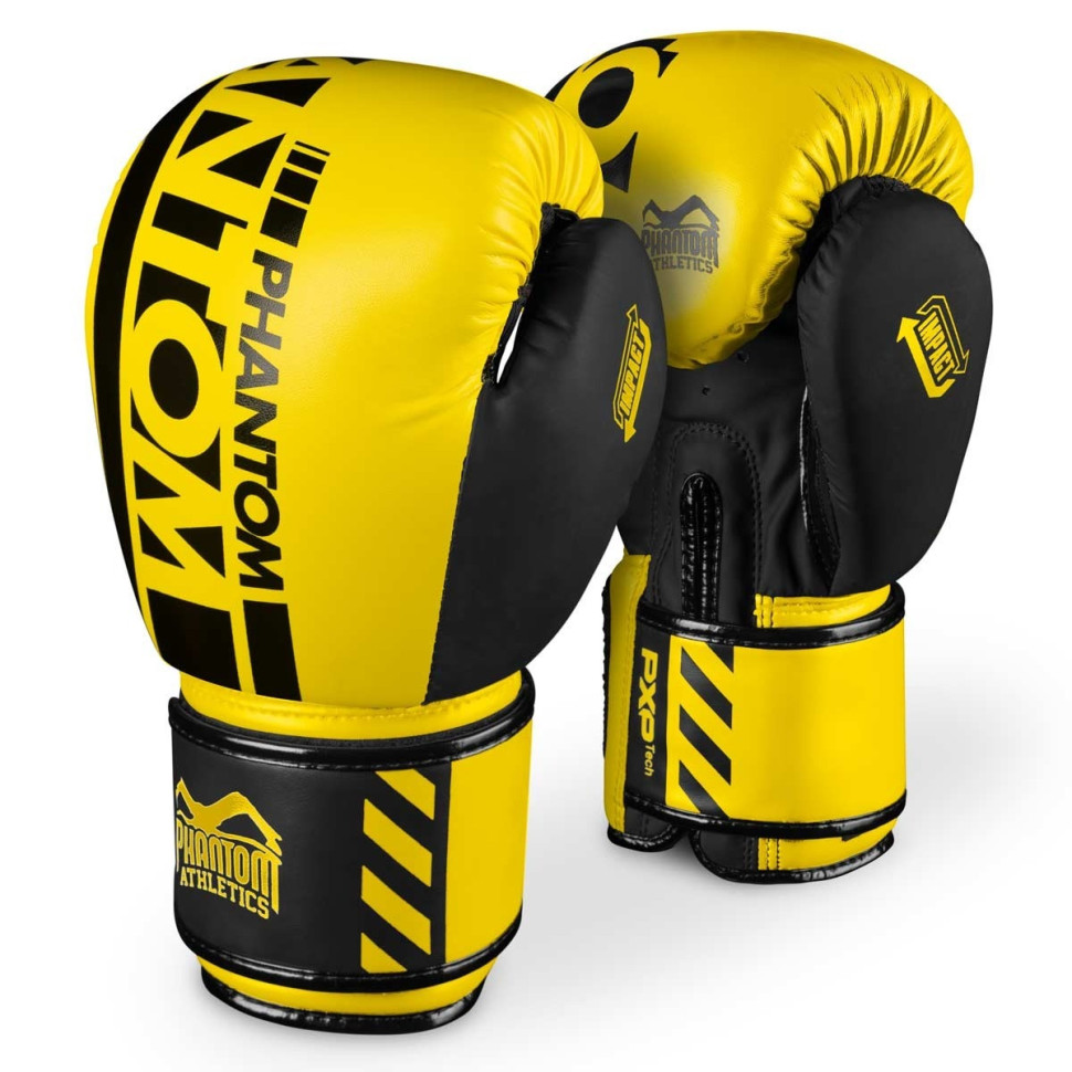 Боксерські рукавиці APEX Neon Phantom PHBG2885-10 Yellow 10 унцій  (капа в подарунок)