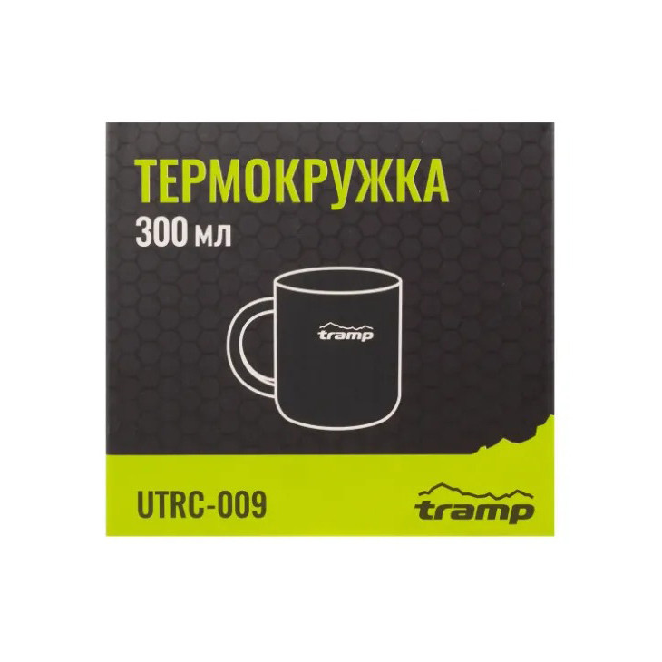 Термокружка Tramp UTRC-009-black чорний, нержавіюча сталь 300 мл
