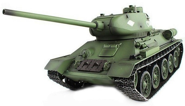 Танк на пульті 1:16 Heng Long T-34 2.4GHz з пневмопушкой і димом (HL3909-1)