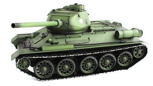 Танк на пульті 1:16 Heng Long T-34 2.4GHz з пневмопушкой і димом (HL3909-1)